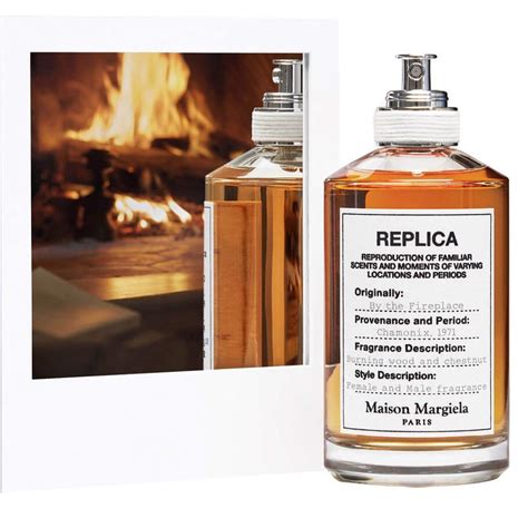 replica cologne by the fireplace|maison margiela by the fire.